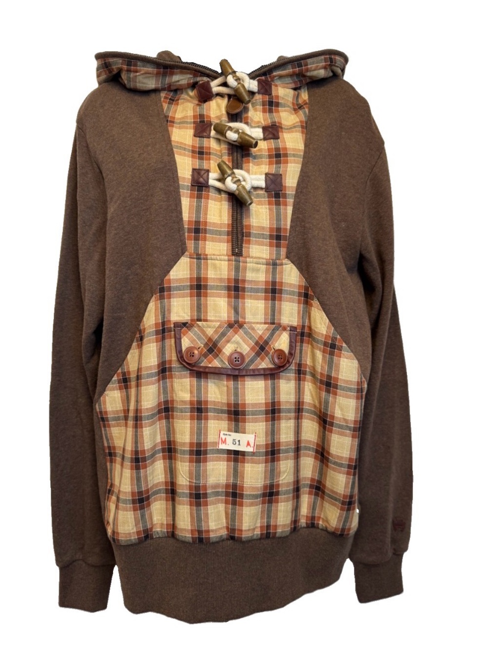 Archival Marshall Artist Modern Tailoring Hoodie Autumn 2011 Toggle Men’s M Brow